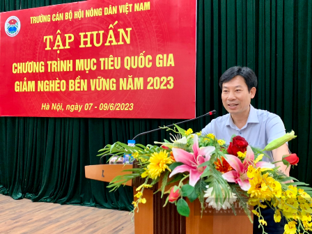 Trung ương Hội Nông dân Việt Nam tập huấn Chương trình mục tiêu quốc gia giảm nghèo bền vững
